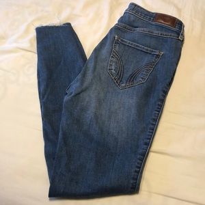 Hollister high rise ripped jeans